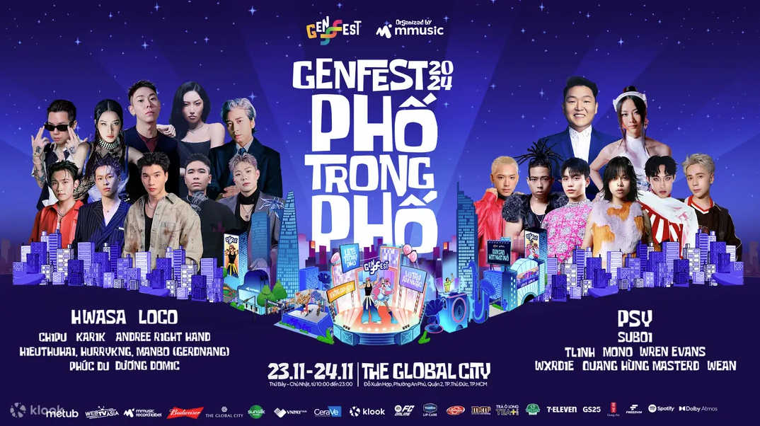 Klook GENfest 2024 - Phố Trong Phố: Trải Nghiệm Đường Phố Việt Không Lo Về Giá