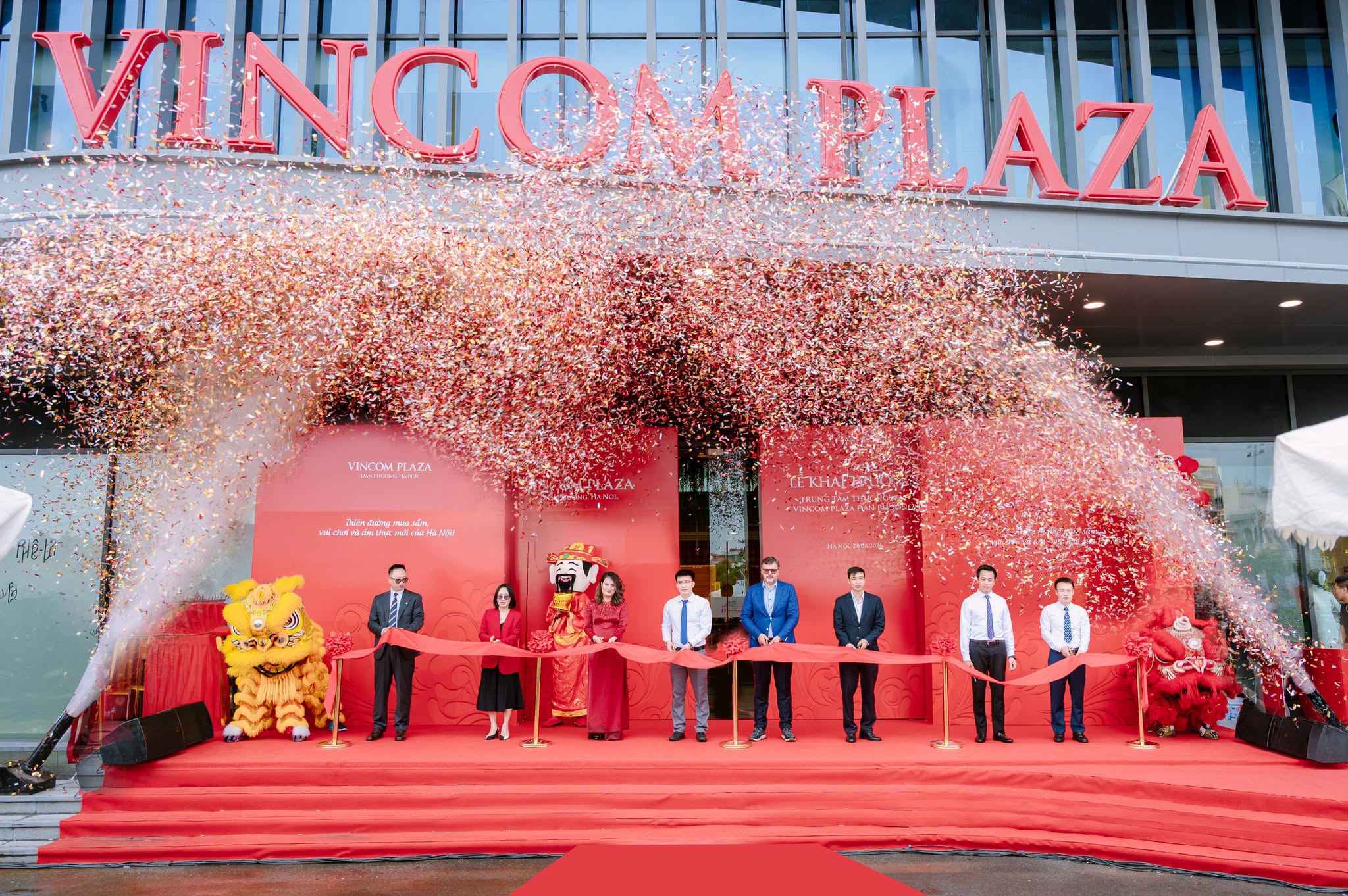 Vincom Plaza Đan Phượng chính thức khai trương, hướng tới chào mừng 81 năm Ngày Quốc khánh.