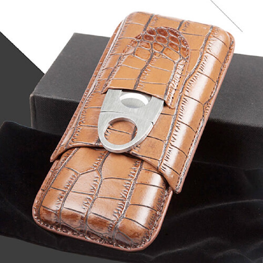 Bao xì gà Cohiba 3304C đựng xì gà 3 điếu cực đẹp