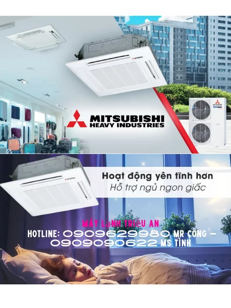 Lắp đặt máy lạnh âm trần Mitsubishi Heavy FDT71CNVS5FDC71CNVS5 3HP tăng giá trị trải nghiệm v...webp