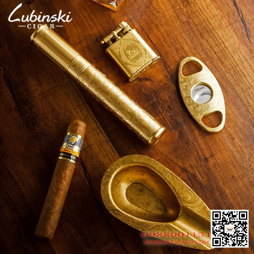 Lubinski LB TZ6 set 4 món phụ kiện xì gà chính hãng giá rẻ