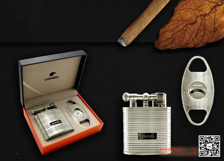 Cohiba T311 set 2 món phụ kiện xì gà chính hãng giá rẻ