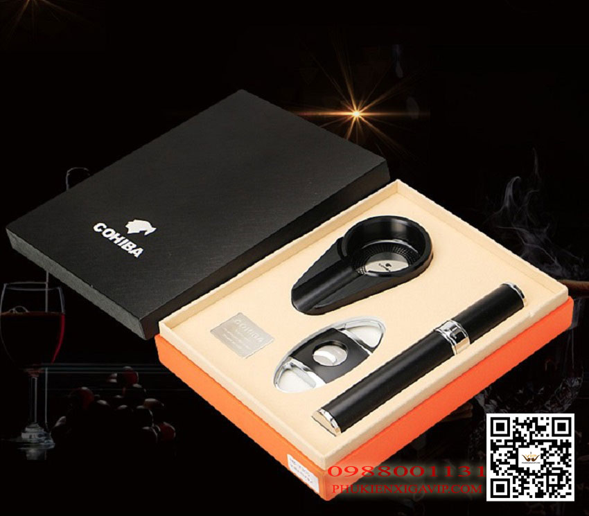 Chuyên bán phụ kiện xì gà chính hãng – set 3 món Cohiba HB T305