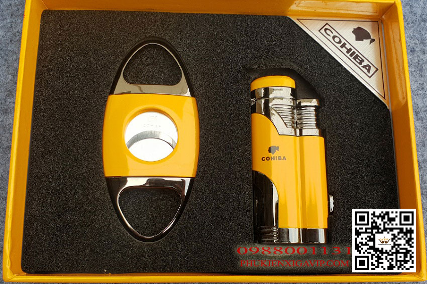 Shop Phụ Kiện Xì Gà Vip bán set phụ kiện cigar Cohiba HB 422 giá rẻ