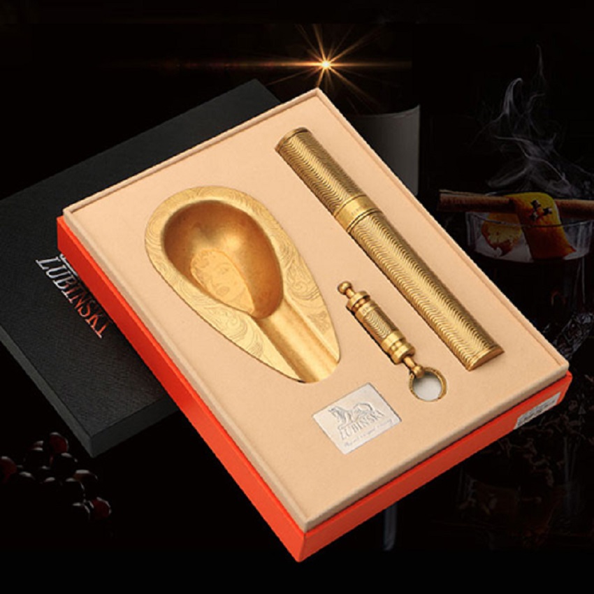 Phụ kiện hút cigar Lubinski: set 3 món Lubinski LB T24