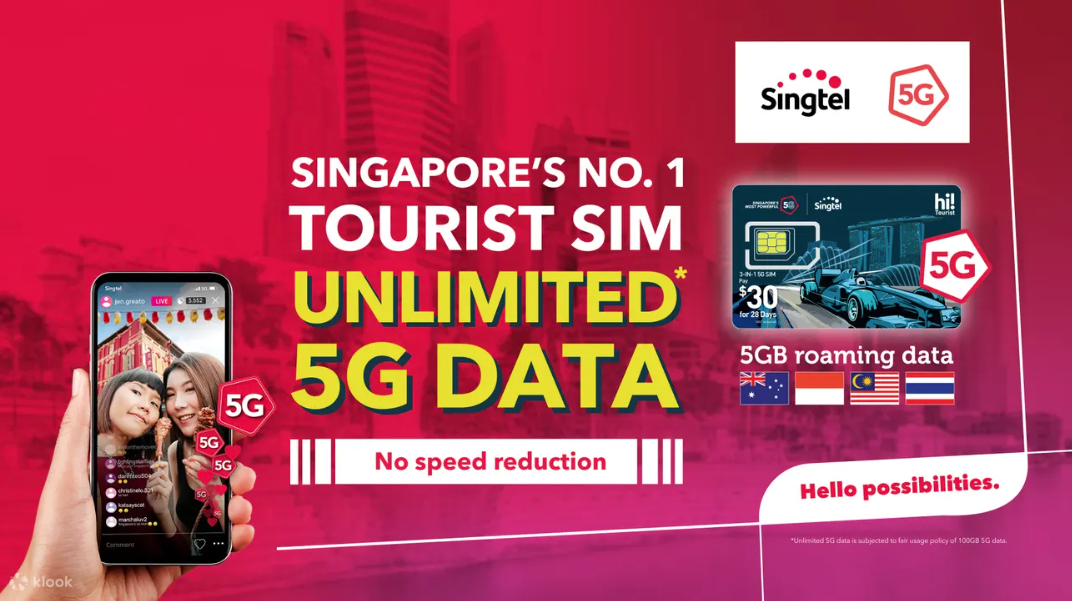 SIM 4G/5G Singtel Tại Singapore: Bí Kíp Sống Ảo Không Lo Mất Sóng